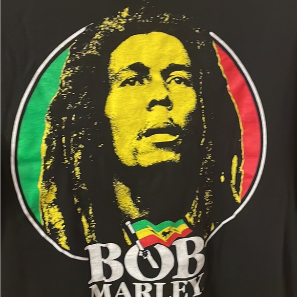 Vintage Bob Marley Reggae Band Tee T Shirt Top. Size: M 7/8 Waist: 38” USED! - Picture 3 of 5
